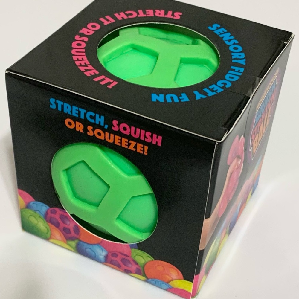 Honeycomb Squishy Stretch Ball NEW GREEN